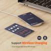 Rich&Ray Wireless Charging Smart Tracker Card Rechargeable IP68, Key Finder Item Tracker Thin Card (Certified by MFI), Passport Holder with Tracker Card (Black-Smart Card with Passport Holder) view 2