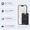 Rich&Ray Wireless Charging Smart Tracker Card Rechargeable IP68, Key Finder Item Tracker Thin Card (Certified by MFI), Passport Holder with Tracker Card (Black-Smart Card with Passport Holder) view 3