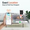 Rich&Ray Wireless Charging Smart Tracker Card Rechargeable IP68, Key Finder Item Tracker Thin Card (Certified by MFI), Passport Holder with Tracker Card (Black-Smart Card with Passport Holder) view 4