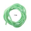 DirectNine Basics Cable Protector, 1.4M Charger Cable Protector Data Cable Protective Sleeve Headphone Cable Protector for USB Data Cable(Yellow Green Silver), Medium, Transparent, C-2556 view 2