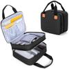 LUXJA Photo Printer Case Compatible with KODAK Dock Plus, Photo Printer Bag with Accessory Pockets, Black view 1