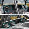 SAUTVS Support 6.5" Speakers Rear Seat Speaker Pods Mount Brackets Holders & Folding Side Mirrors Center Convex Rear View Mirror for Polaris RZR XP 1000/XP 4 1000 2024+ Accessories view 3