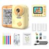 Camnoon Kids Instant Print Camera 1080P Digital Camera for Kids 2.4 Inch IPS Screen 10X Zoom with Thermal Printing Paper Color Pens Neck Strap 32GB TF Card Birthday Festival Gift for Children view 1