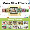 Camnoon Kids Instant Print Camera 1080P Digital Camera for Kids 2.4 Inch IPS Screen 10X Zoom with Thermal Printing Paper Color Pens Neck Strap 32GB TF Card Birthday Festival Gift for Children view 4