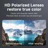 SkyGenius Smart Glasses with Bluetooth Speaker, Polarized UV Protection Bluelight Sunglasses Voice Control Smart Glasses for Men Women -Yellow view 4