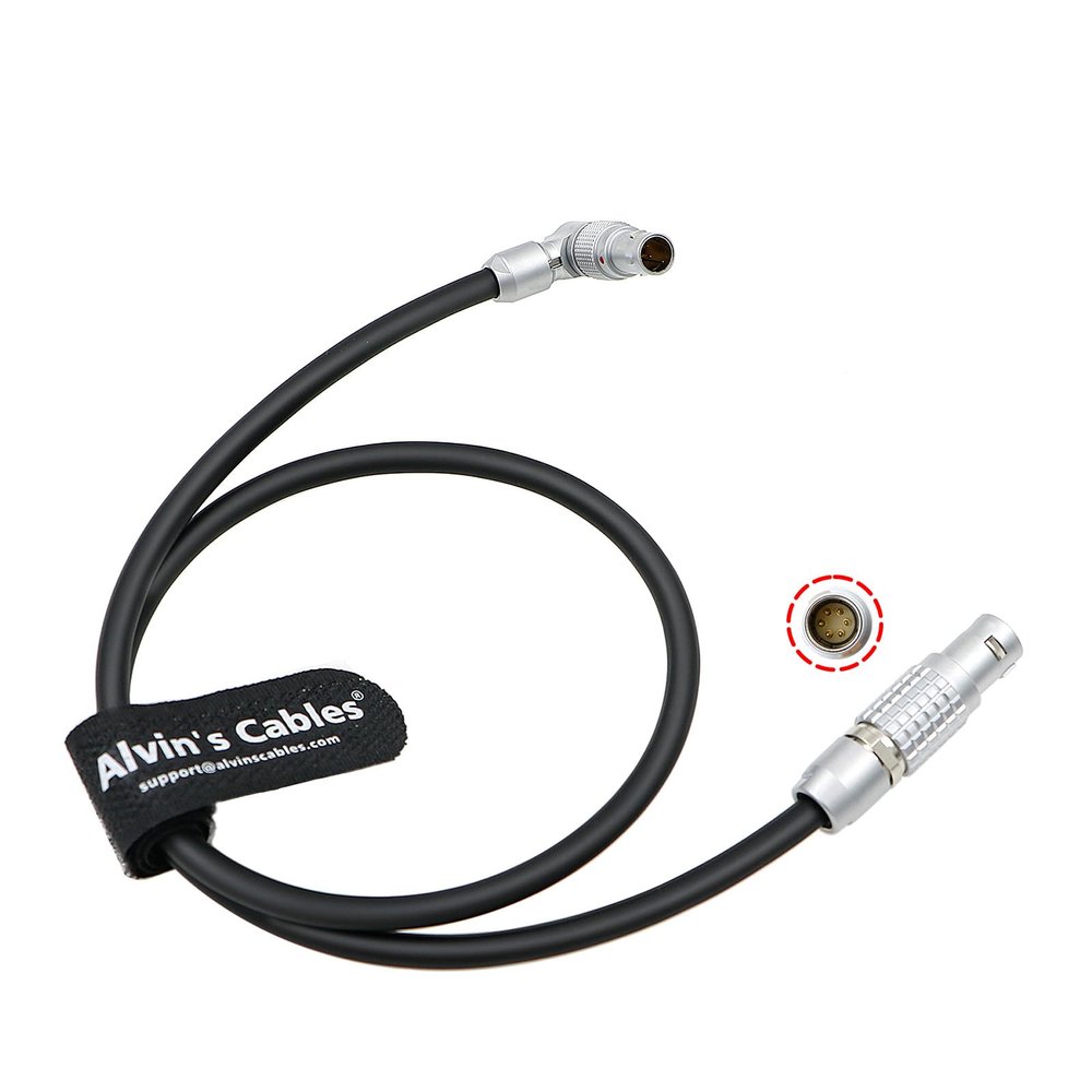 Alvins Cables Preston 4742 Control Cable for CineTape Measure to Preston MDR-3| MDR-4 6 Pin to 4 Pin 60cm| 23.6in