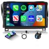 [8 CORE 4G+64G] for Toyota Tundra 2007-2013 & Toyota Sequoia 2008-2018 Car Radio with Wireless Carplay/Android Auto, 10.1 Inch Android 13 Car Stereo, Bluetooth, GPS Navi, WiFi, SWC, Backup Camera view 1