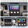 [8 CORE 4G+64G] for Toyota Tundra 2007-2013 & Toyota Sequoia 2008-2018 Car Radio with Wireless Carplay/Android Auto, 10.1 Inch Android 13 Car Stereo, Bluetooth, GPS Navi, WiFi, SWC, Backup Camera view 2