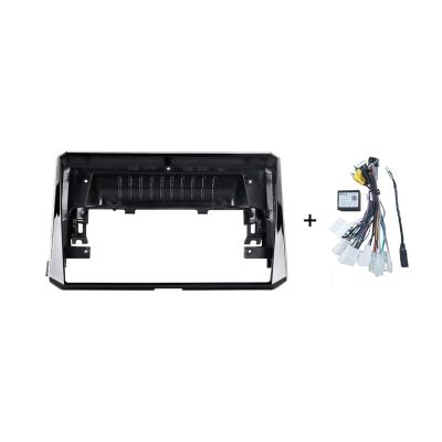 Automotive Interior Multimedia Panel 2Din Car Radio Frame Panel Fit For Toyota Fit For Corolla 2019 Android GPS Navigation Multimedia Player 10.1 Inch Mounting Kit Fashionable And Aesthetically Pleasi