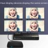diaogenlee HDMI Splitter 1 in 4 Out, UltraHD 1x4 hdmi Splitter Support 4K@60Hz, 1080P and 3D, Compatible with Xbox PS3/4 Roku Blu-Ray Player view 3