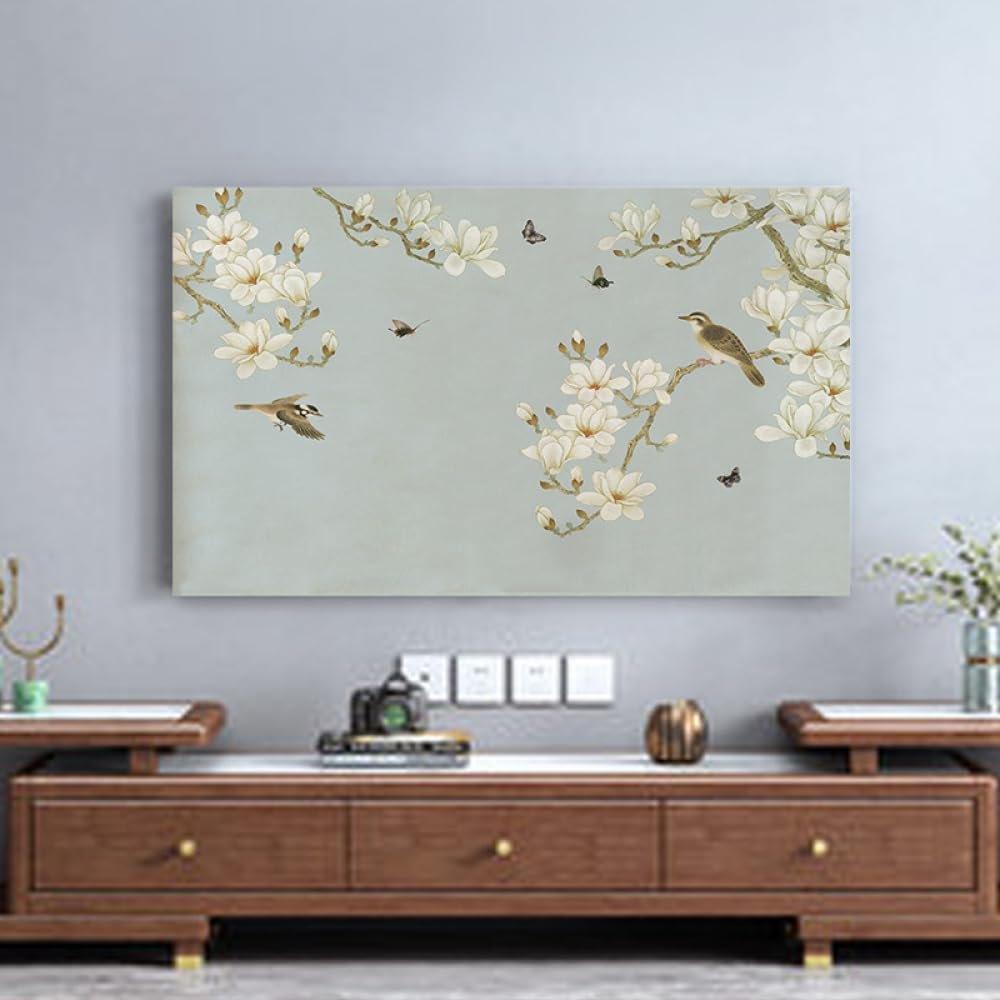 GSGC TV Cover Dust Cover Bedroom Living Room Print Art Decorative Cover 32Inch-80Inch Indoor Televisions/Computer Screen Protector Universal LCD/LED Display Protectors