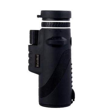 telescopes Monoculars Telescope, 40x60 Zoom Monocular Telescope, Waterproof Monocular Scope for Sporting Events, Concerts, Wildlife, Hunting,Fishing,Travelling (Color : Black)