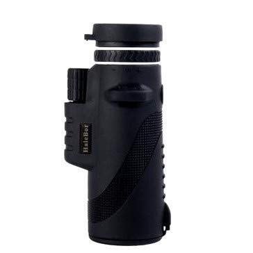 telescopes Monoculars Telescope, 40x60 Zoom Monocular Telescope, Waterproof Monocular Scope for Sporting Events, Concerts, Wildlife, Hunting,Fishing,Travelling (Color : Black)