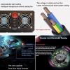 Power Inverter Pure Sine Wave,12V/24V/48V/60V/72V DC to 220V AC,Car Inverter,with Cooling Fans,Peak Power 5000W,6000W,for Vehicles Hot Water Kettles Refrigerato,5000W-24V view 2