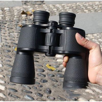 Folding Binoculars, 20x50, Lightweight Binoculars, Binoculars for Night Vision, Bird Watching, Colour (Black) telescopes