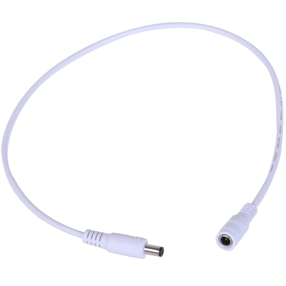 GRABLOOM 5.5x2.1mm to 5.5x2.1mm Power Cable Female to Male for CCTV Security Cameras Monitor LED Light Signs Power Cable Length Power Extension Cable