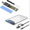 ELUTENG NVME to USB Adapter M.2 NVME Hard Drive with USB C SSD Enclosure 2.5 inch External Hard Drive Case view 1
