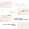 Firmoo Reading Glasses 0.0x-3.0x Blue Light Blocking Square Computer Readers Glasses for TV Tablets Phones(Pink 0.5x) view 4