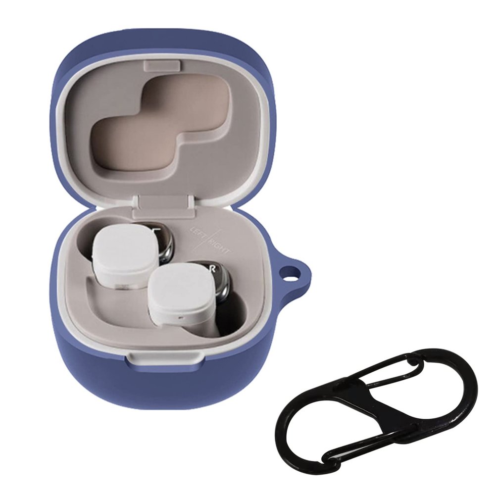 GRABLOOM Suitable for ATH-SQ1TW Earphone Shockproof Protector Cover Lightweight Impact-Resistant Waterproof Sleeve Protective Cover for Men Women Earphone Silicone Wear Resistant, Dark blue
