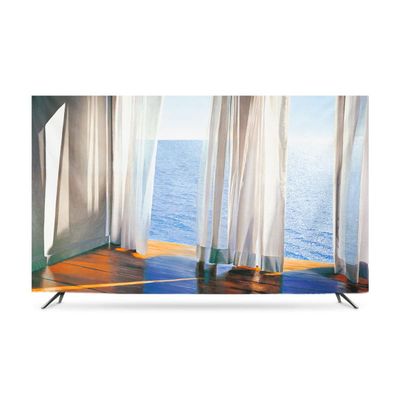 32-85 Inch TV Cover Indoor - LCD TV Screen Protector For Flatscreen - Inside TV Dust Cover For Flat Screen Television Clean Decorative Light Moving Fabric Cover(Size:42IN,Color:C)