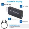 DigitPro PS2 to HDMI Converter Adapter, HDMI Cable for PlayStation 2 Console, Audio Video Converter for HDTV HDMI Monitor, Plug and Play with 3.5mm Audio Output and USB Power Cable view 3