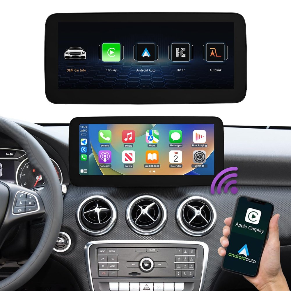 NINETOM 2026 10.25" CarPlay Screen for Mercedes-Benz GLA/CLA/A/G