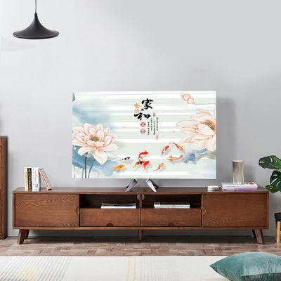 32-70 Inches TV Cover Dust Proof TV Screen Protector For LCD LED - With Tv Remote Control Cover, Indoor Bedroom Living Room Decoration Television Dust Cover(Size:47-50IN,Color:C)