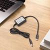 GRABLOOM USB C Type-C to 5.5x2.1mm 2.5x0.7mm 3.5x1.35mm 4.0x1.7mm 24V Power Cable for Router LED Light Fan Any 24V Devices 5.5x2.1mm view 4