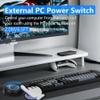 SinLoon PC Power Switch, Desktop Computer External Remote Start, Motherboard Button, Extension Cable with LED Light (Black) view 4