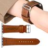 Custom Watch Strap Personalized Bands For iWatch 38mm 40mm 41mm 42mm 44mm 45mm, Laser Engraving Genuine Leather Wrist Straps for Series SE/8/7/6/5/4/3/2/1 view 1