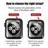 Custom Watch Strap Personalized Bands For iWatch 38mm 40mm 41mm 42mm 44mm 45mm, Laser Engraving Genuine Leather Wrist Straps for Series SE/8/7/6/5/4/3/2/1 view 2