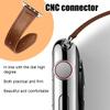 Custom Watch Strap Personalized Bands For iWatch 38mm 40mm 41mm 42mm 44mm 45mm, Laser Engraving Genuine Leather Wrist Straps for Series SE/8/7/6/5/4/3/2/1 view 4