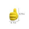 20Pcs Cable Clips, Fun Cord Holders, Silicone Thumb Wall Hooks, Cord Organizer for Desk Wall Car Nightstand, Cord Clips, Wire Holders, Phone USB Charger Cable Management, Key Hanger view 2