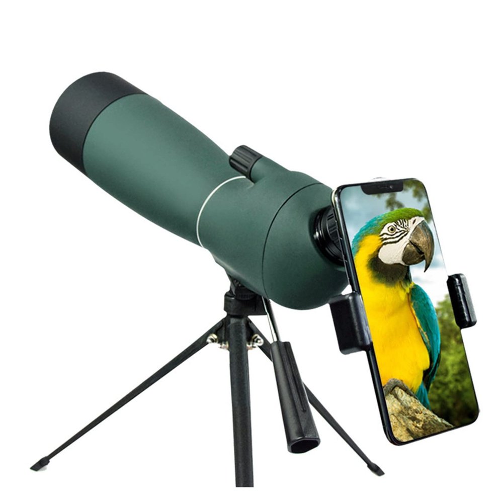 KarFri 25-75X Hd Monocular Telescope Used On Phone Handheld Portable for Travelling Stargazing Fishing Hunting Wildlife Bird Watching Concert Hiking
