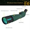 KarFri 25-75X Hd Monocular Telescope Used On Phone Handheld Portable for Travelling Stargazing Fishing Hunting Wildlife Bird Watching Concert Hiking view 2