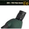 KarFri 25-75X Hd Monocular Telescope Used On Phone Handheld Portable for Travelling Stargazing Fishing Hunting Wildlife Bird Watching Concert Hiking view 3