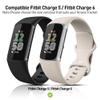 Suoman 4 Pack for Fitbit Charge 6/Charge 5 Smartwatch Case, Definition Clear Screen Protector, All-Around Soft TPU Flexible Protective Cover (Black+Black+Silver+Silver) view 2