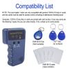 jasugKEY 125KHz RFID Access Control Card Reader Writer Duplicator Cloner, with 10pcs 125KHz Copy Cards, Can Only Match General 125KHz RFID Key Fobs or Cards view 2