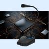 GRABLOOM USB Microphone Mute Button Computer Microphone for Streaming Laptop Meeting Podcast Games Pc Microphone USB view 4