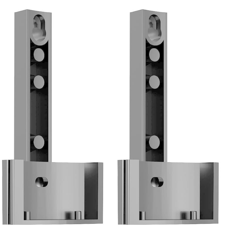 Speaker Wall Mount for Harman Kardon SATS TS30 TS20 TS60 Satellite Speaker Mounting Brackets for Harman Kardon HKTS 20 / BQ 30 / BQ 60 / BQ 65 Speaker Mount (Black) Pack of 2