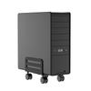 Aokicase Height-adjustable computer host mobile mount, desktop host rack and chassis rack, steel main frame (black), 1 piece view 4
