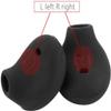 10 Pcs Black Soft Silicone Ear Pads Eartips, Compatible for WI-SP500, for Samsung S7 S6 Edge 9200 Level U in-Ear Headphones Earphone Earpads and Accessories view 2