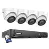ANNKE 5MP Security Camera System, 8CH H.265+ NVR, 4X 5MP PoE IP Network Cameras, 2TB HDD for Longer Recording Times, 100ft Night Vision, IP67, Build-in Mic view 1