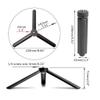 GRABLOOM Stand for Show 5 Flexible Tripod Adjustable Holder 360 Degree Rotatable for Kitchen Bedroom Office and Selfie with Tripod Stand for Video Camera Heavy Duty view 4