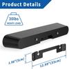 Aokicase Compatible with Sonos Ray Home Cinema Speaker Accessories Bracket Wall Mount Holder, Sonos Ray Stand Metal Bracket Accessories, Sonos Ray Accessories Rack (Black) 1 Piece view 2