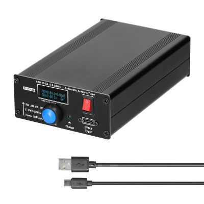 Irfora ATU-10-0A Short Automatic Antenna Tuner 20W 1.8-30 Aluminum Alloy Housing Short Power Meter Standing s Meter