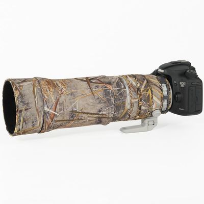 CHASING BIRDS Lens Camouflage Waterproof Coat for Sony FE 100-400mm F4.5-5.6 GM OSS Rainproof Lens Protective Cover Version IV (Reed Camouflage, with 1.4X and 2.0X TC)