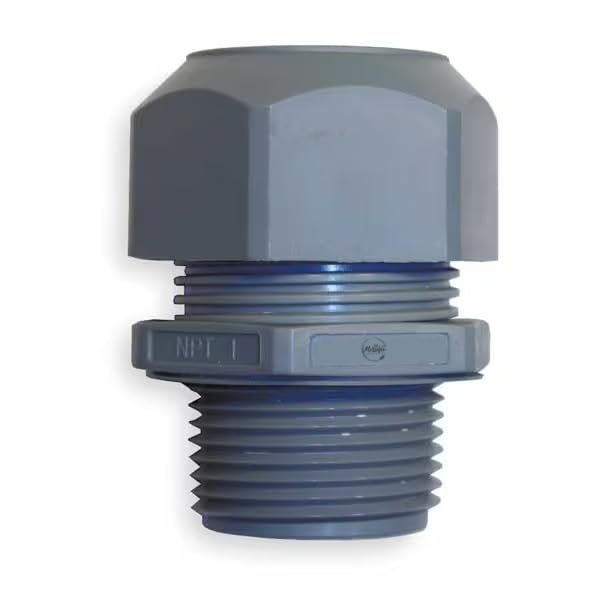 MOLLIFII Cable Connector, 3/8 in, Straight, Gray