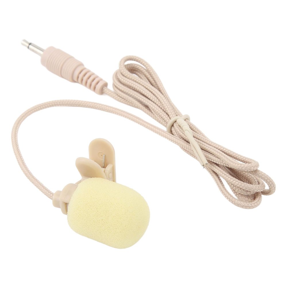 Mini Lavalier Microphone, 3.5mm Noise Reduction Lavalier Microphone, Windproof Sponge to Prevent Interference