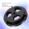 Aluminum Alloy 3 Hole Open Reel Sound Tape Empty Reel Opening Machine Part for TEAC (BLACK) view 4